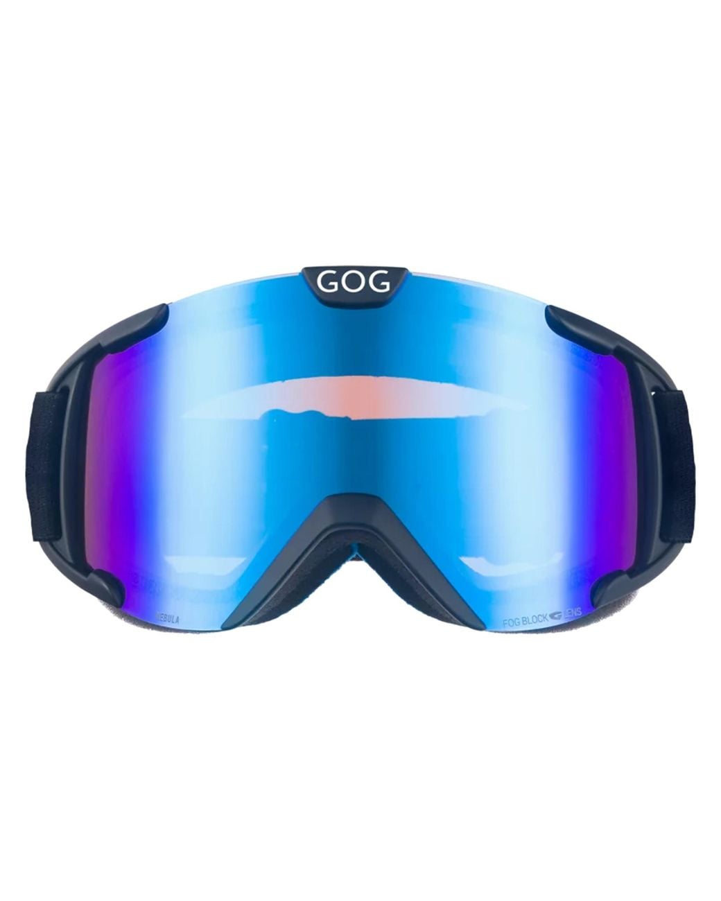 G.O.D Eyewear Blue Nebula Uv400 Ski Snowboard Goggles With Anti-Fog Mirror Double Lens
