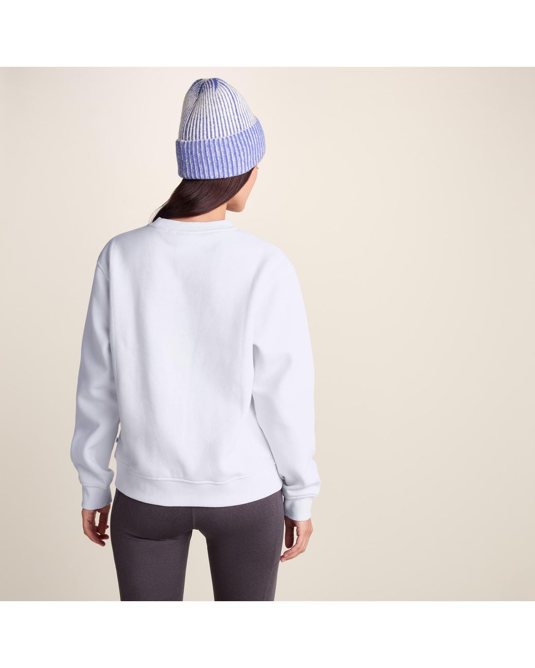 TOG24 White Kendall Supersoft Apres Ski Print Sweatshirt