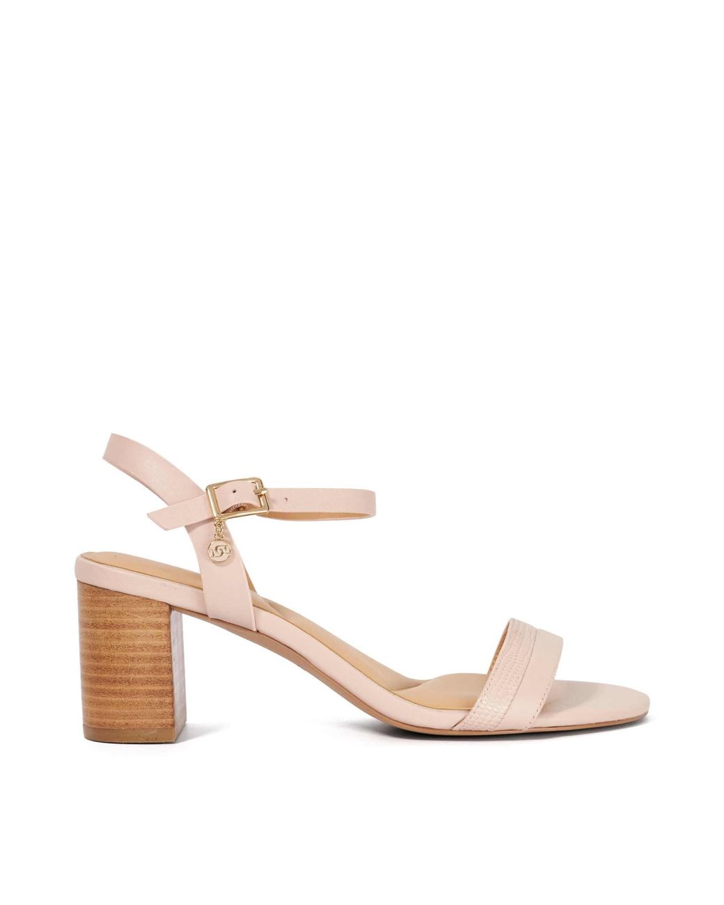 Dune Pink Jaycie Block Heel Sandals