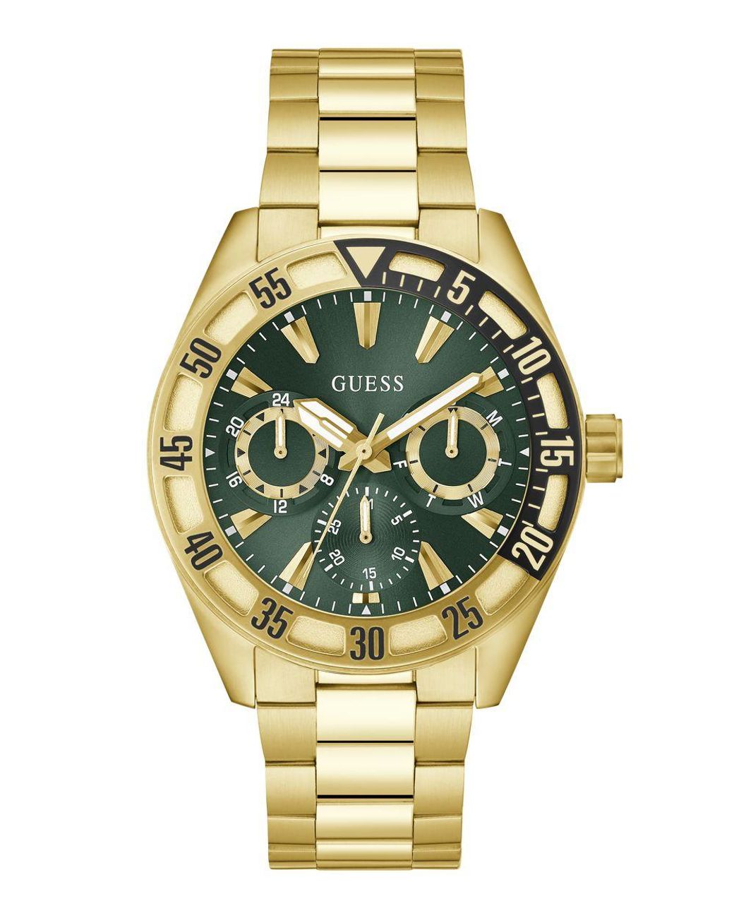 Guess Metallic Letterman Watch Gw0904G2 Stainless Steel for men