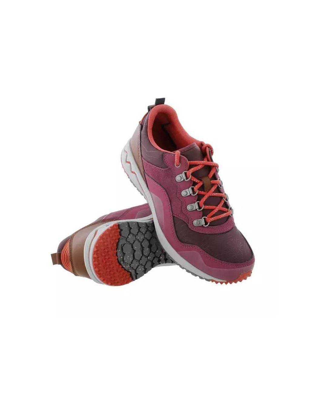 Merrell Red Stowe Boots Leather
