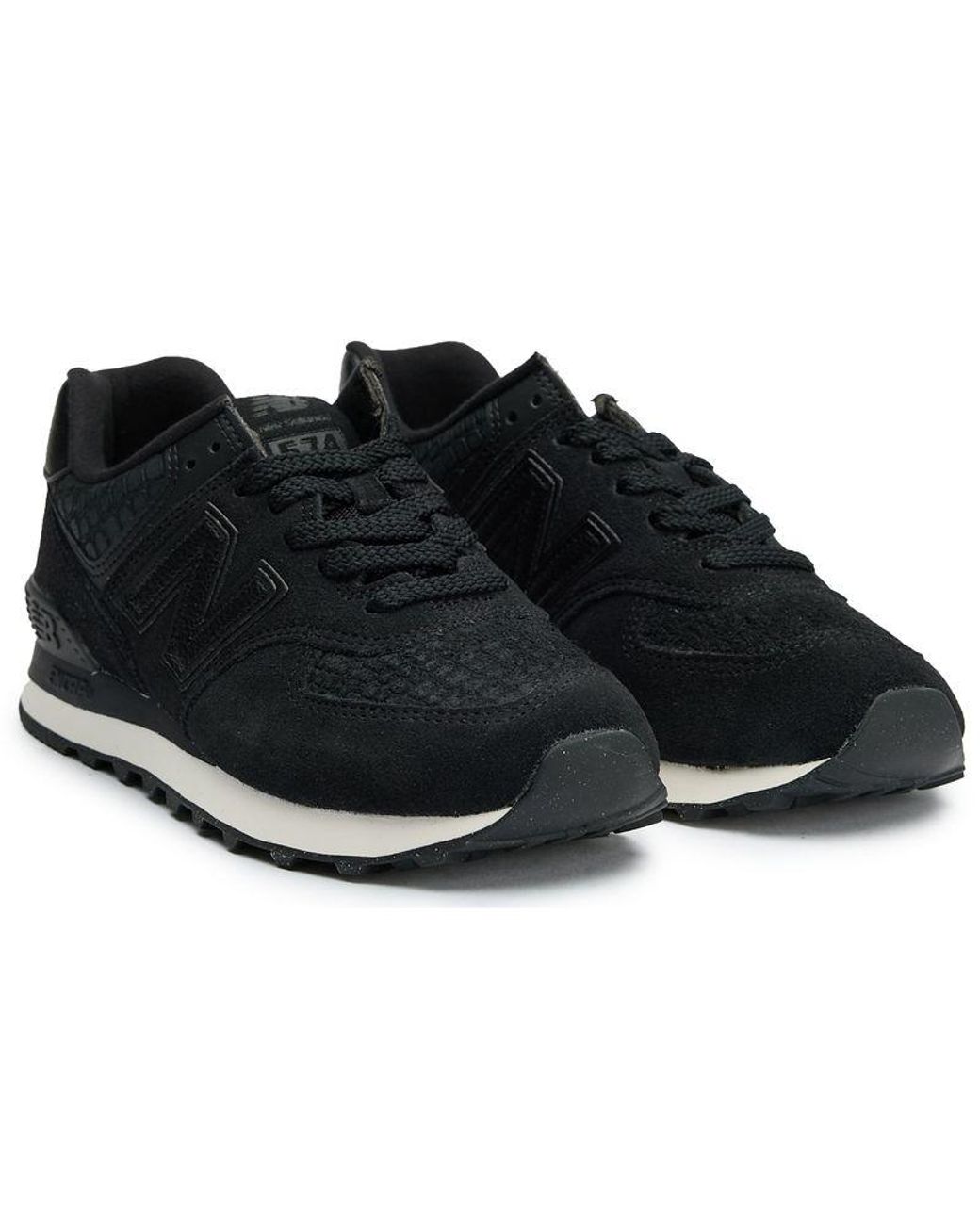 New Balance Black 574 Trainers