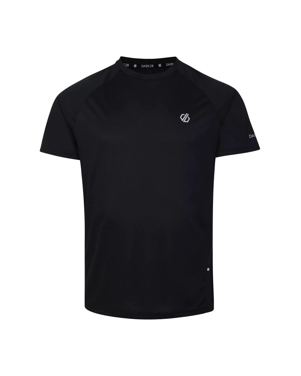 Dare 2b Black Accelerate Lightweight T-Shirt for men