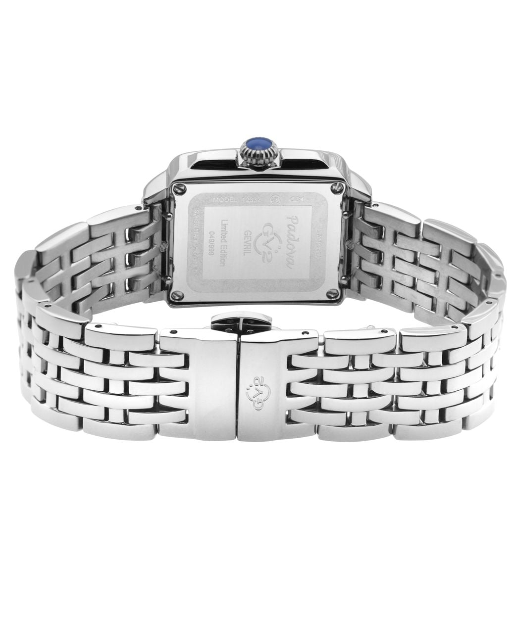 Gv2 Metallic By Gevril Padova Gemstone Swiss Diamond Watch