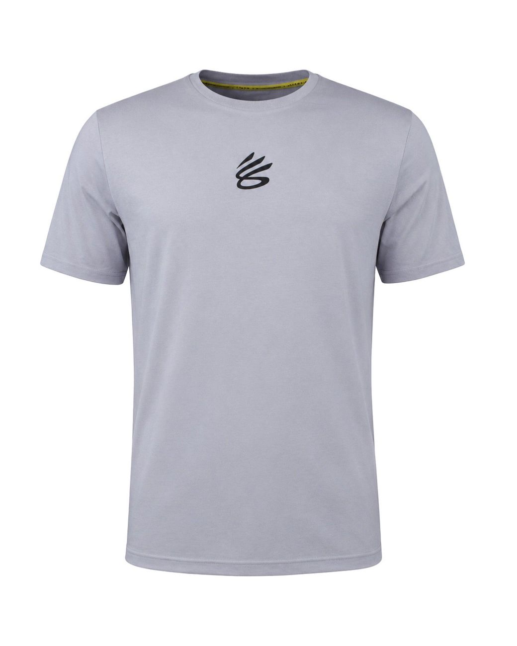 Under Armour Gray Curry Logo T-Shirt for men