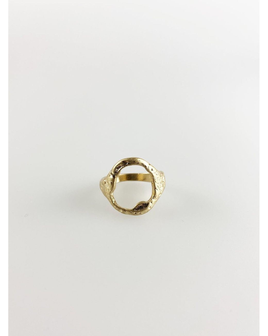 SVNX White Cut Out Signet Ring