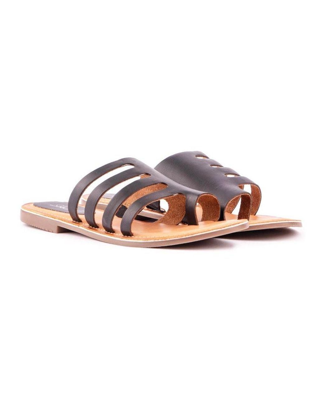SOLESISTER Brown Jacki Sandals
