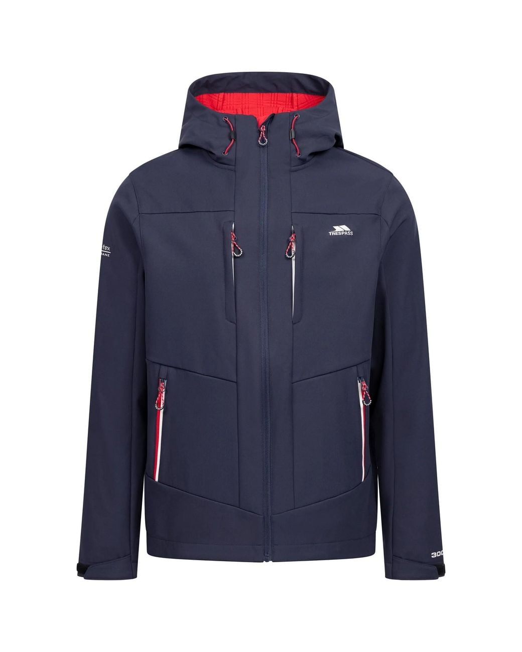 Trespass Blue Willsons Soft Shell Jacket (Dark Flint) for men