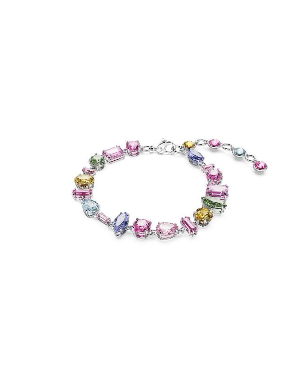 Swarovski White 'Gema' Base Metal Bracelet