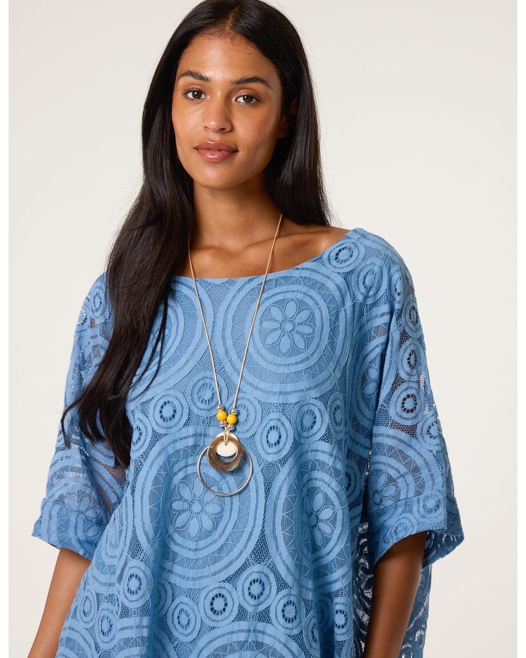 Blue Vanilla Blue Lace Necklace 2