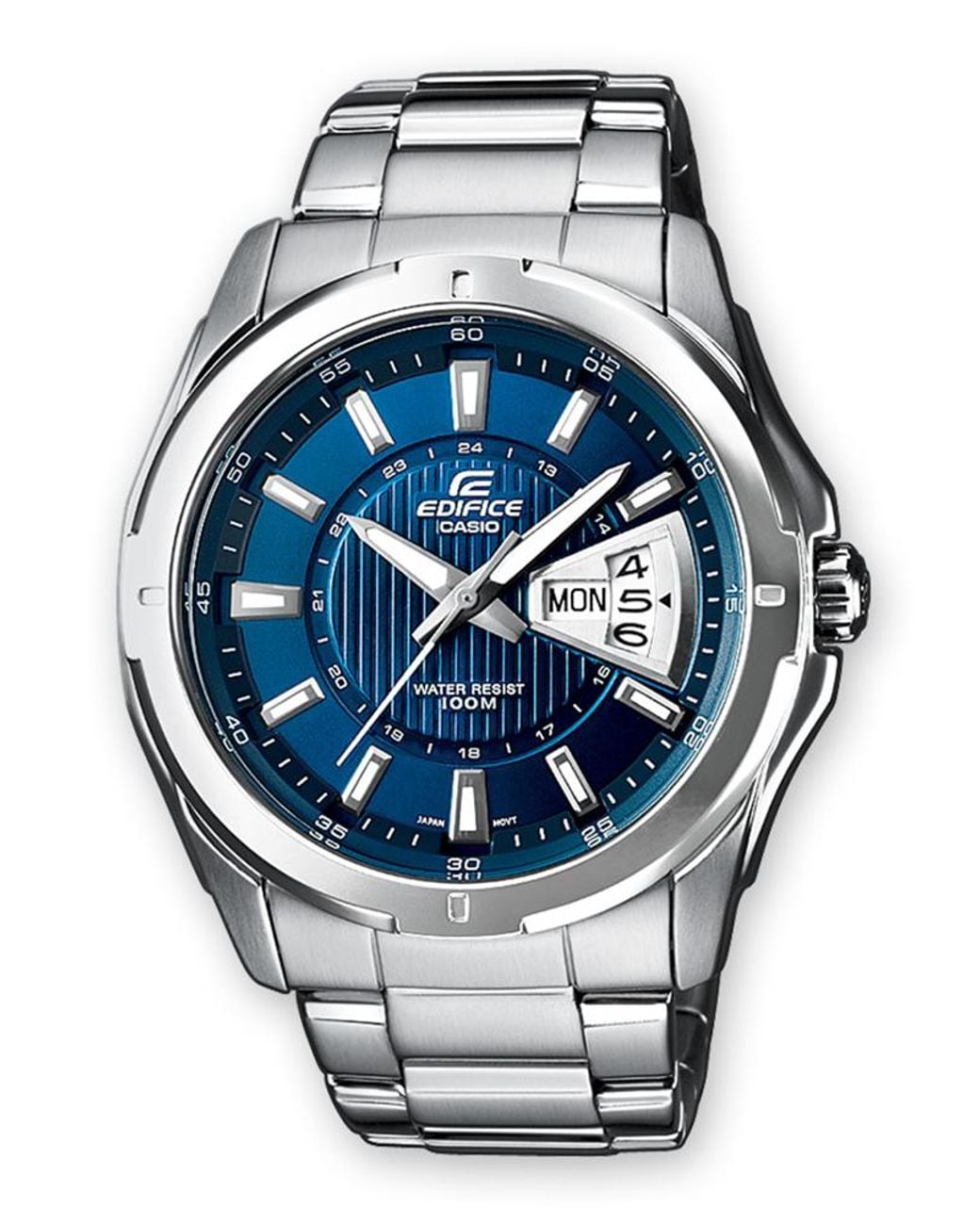 G-Shock Gray Edifice Watch Ef-129D-2Avef Stainless Steel for men