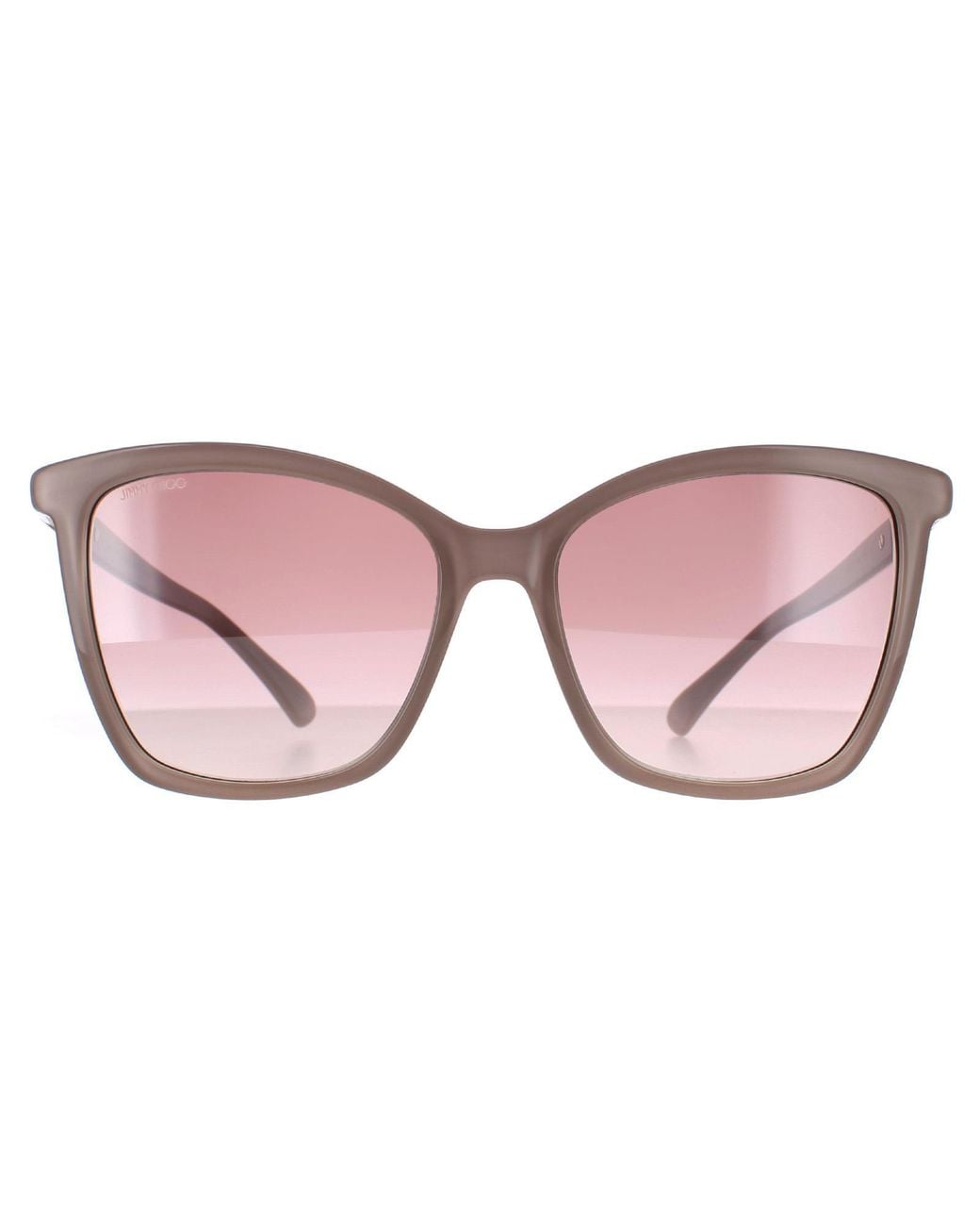 Jimmy Choo Pink Square Nude Mirror Ali/S