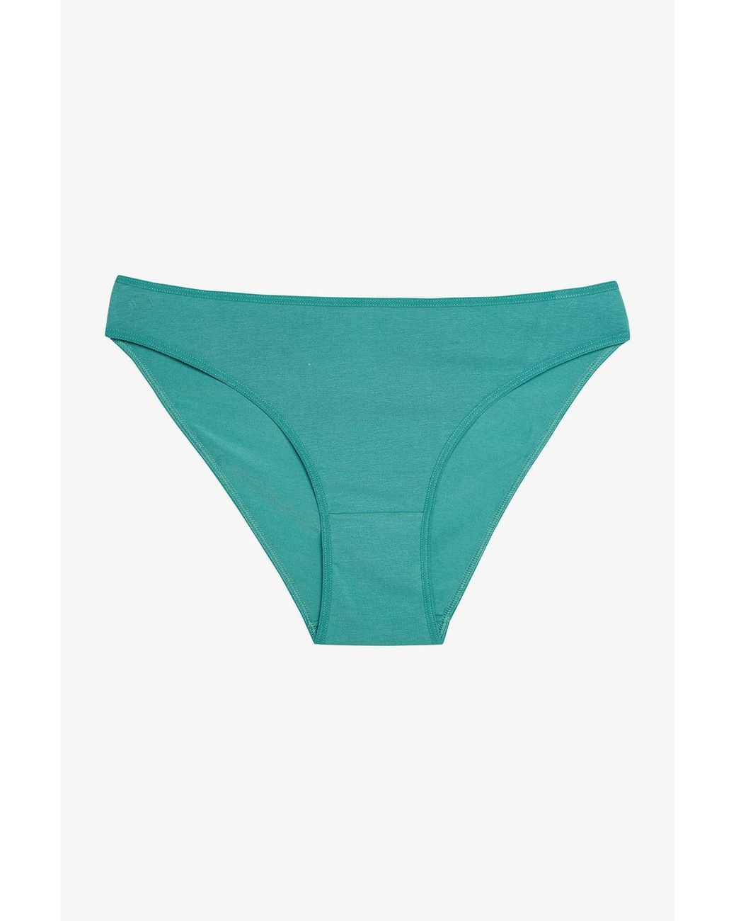 Penti Blue 3-Pack Mid-Waist Floral Cotton Briefs