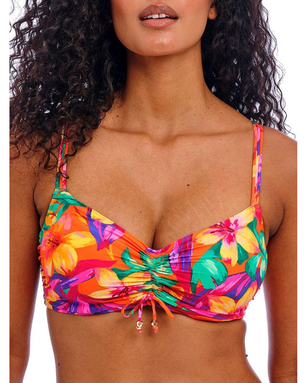 Freya Red Sun Haze Bralette Bikini Top