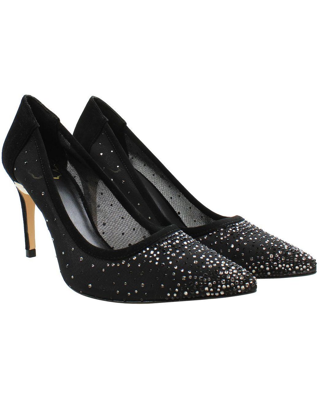 Ted Baker Black Ryalay Diamante Heels