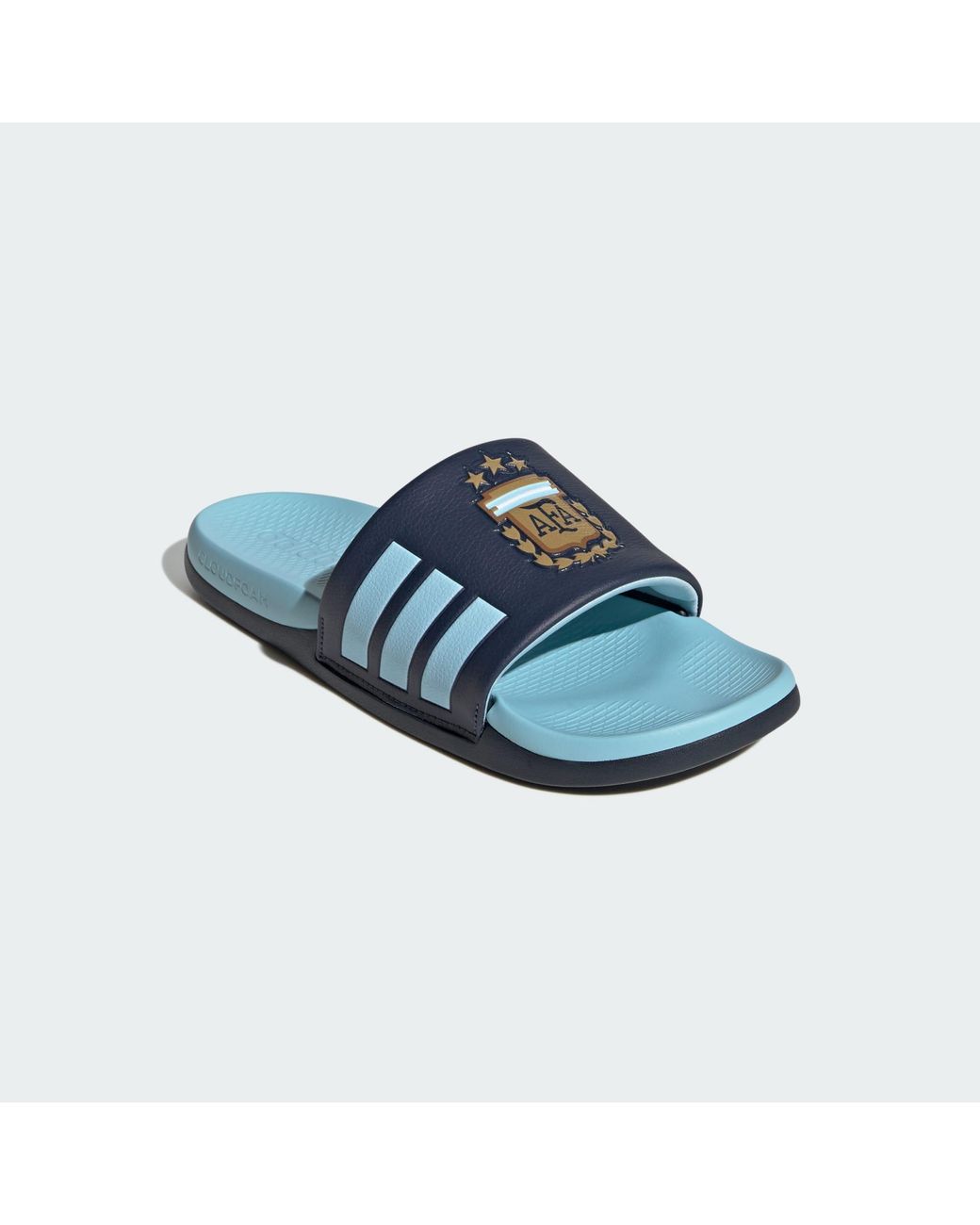 Adidas Blue Adilette Comfort 2.0 Argentina Slides