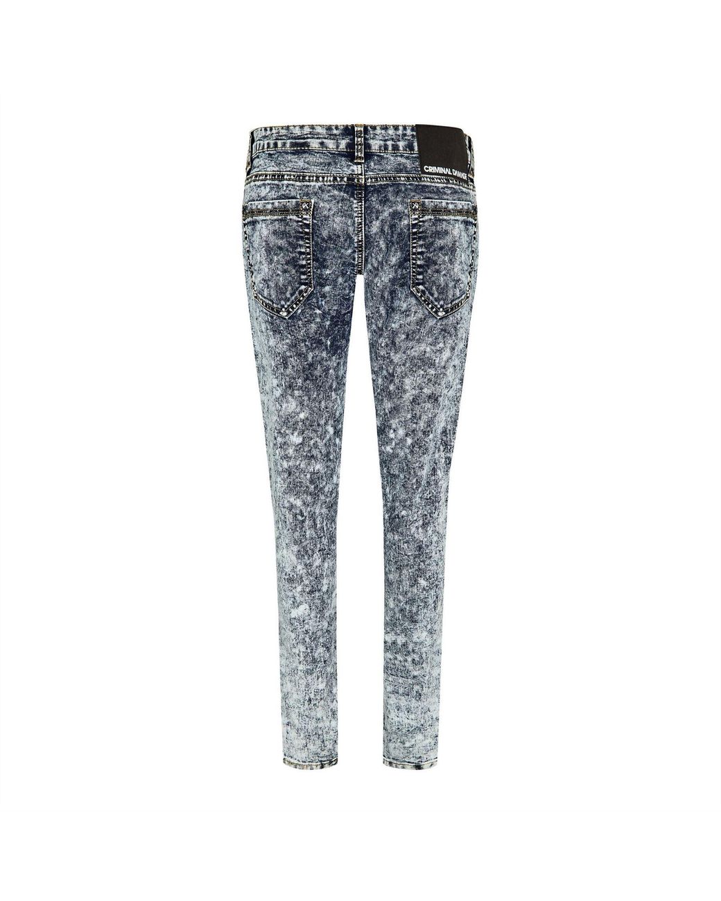 Criminal Damage Blue Skinny Jean