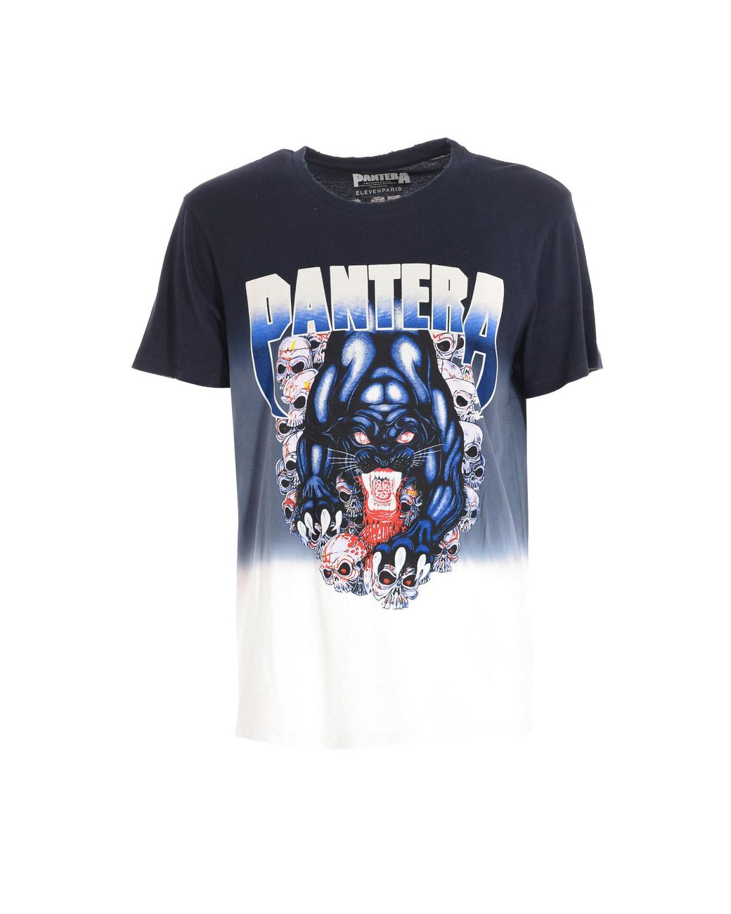 ELEVEN PARIS Blue Short Sleeve Round Neck T-Shirt 17S1Ts269