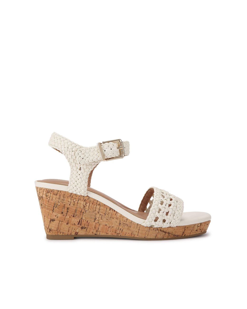 Carvela Kurt Geiger Metallic Portofino Wedge Wide Fit Heels
