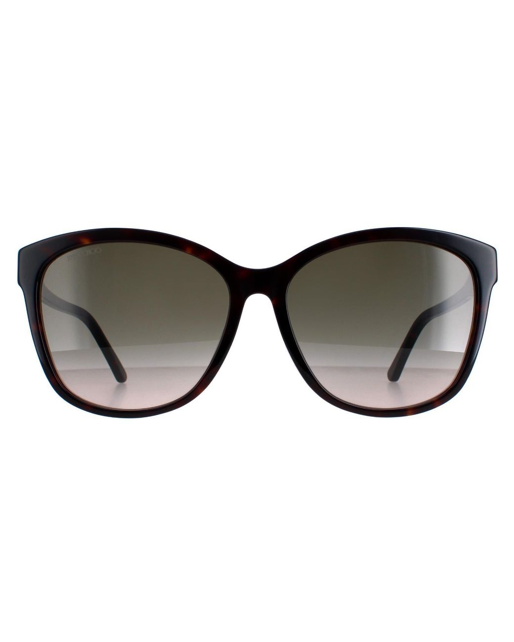 Jimmy Choo Black Square Dark Havana Gradient Lidie/F/Sk