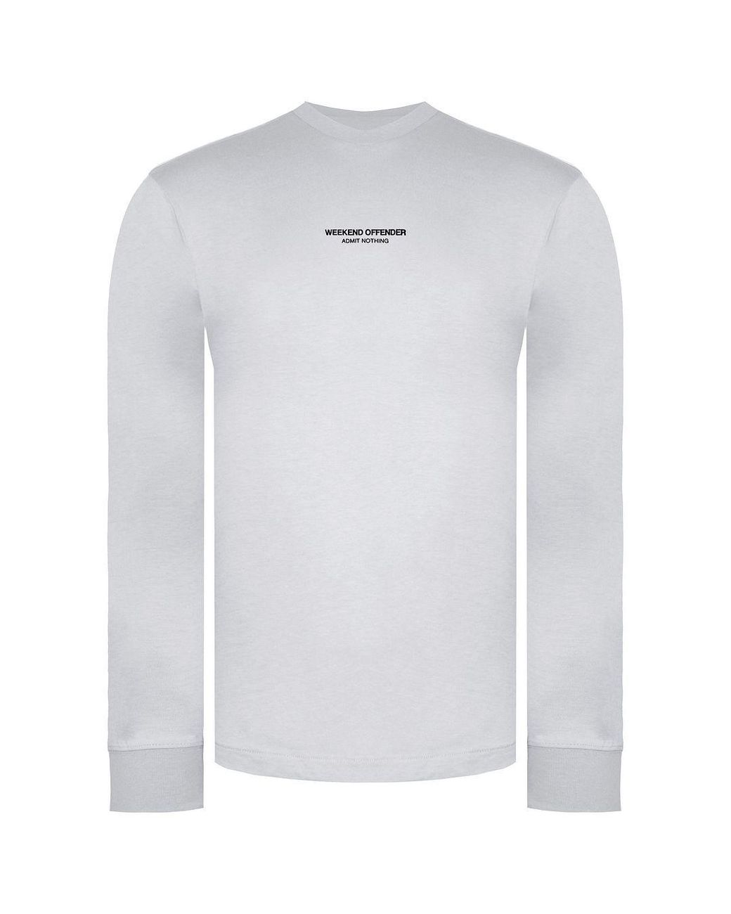 Weekend Offender White Brantford Sweater Cotton for men