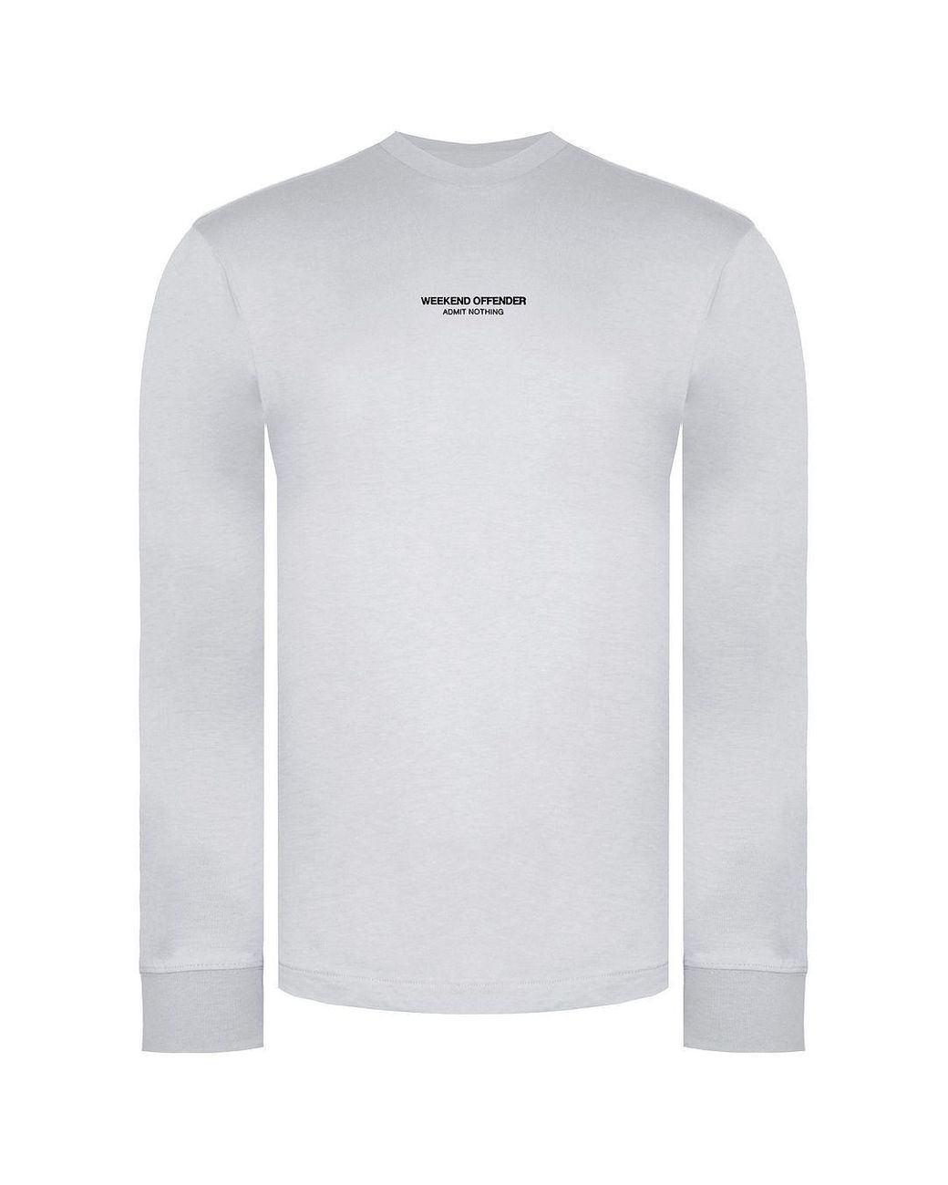 Weekend Offender White Brantford Sweater Cotton for men