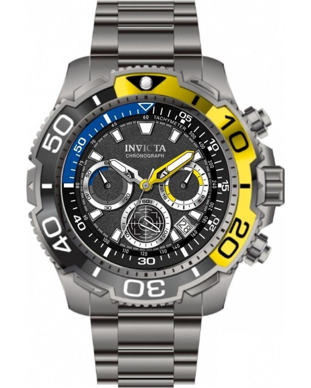 INVICTA WATCH Gray In-49492 Ti-22 Titanium Watch for men