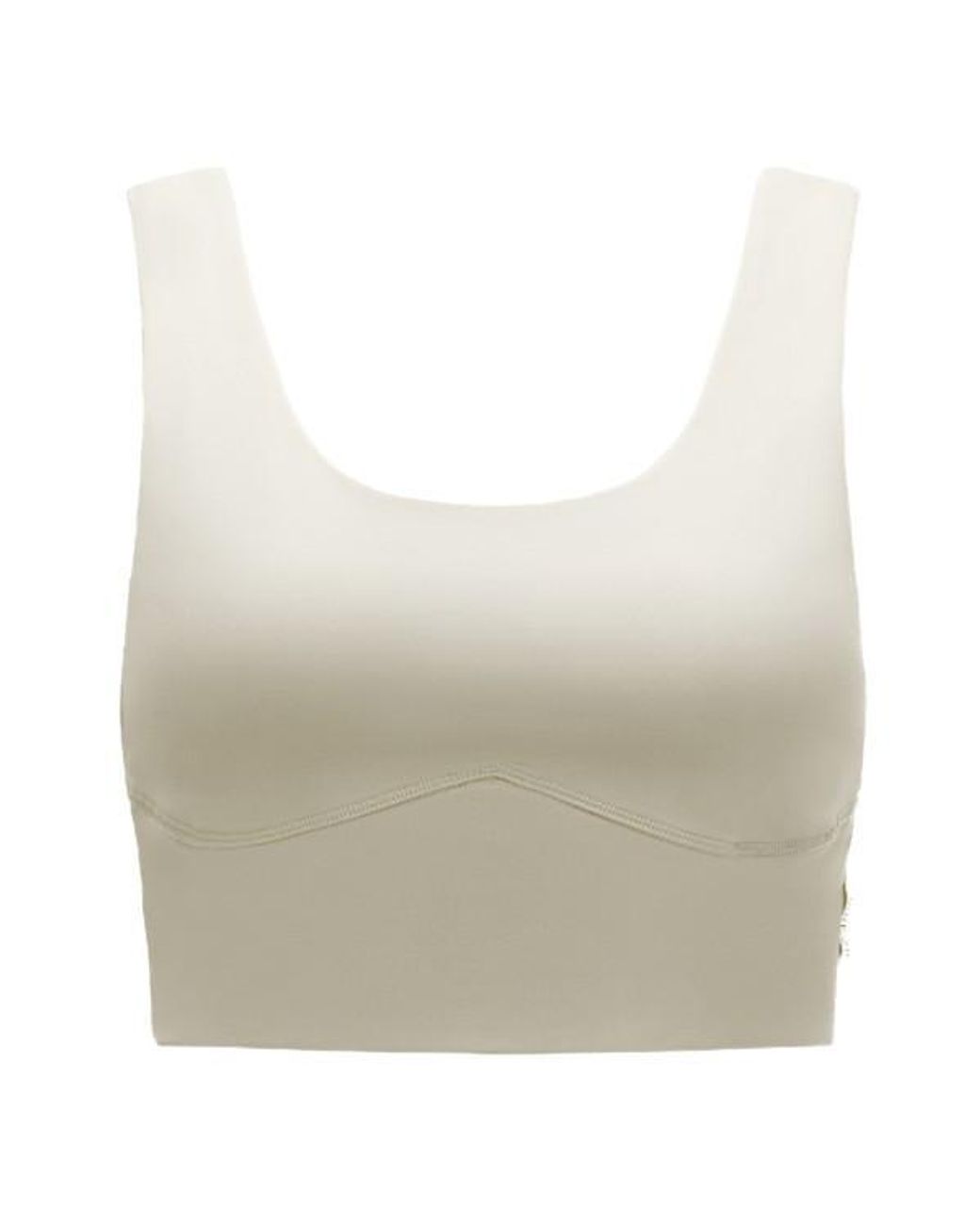 Dare 2b White Ladies Refresh Sports Bra (Almond Milk)