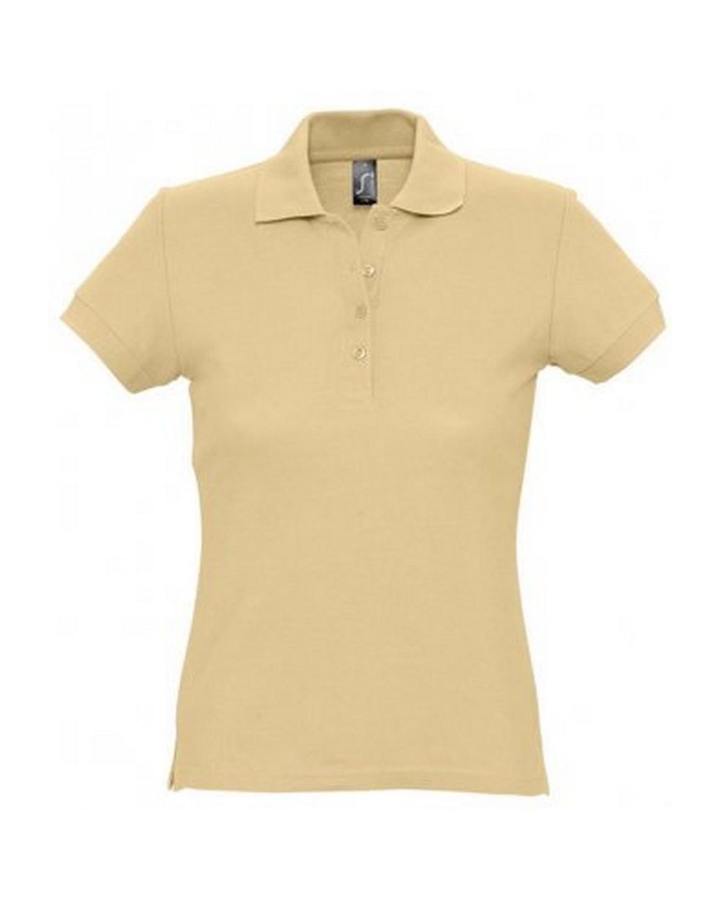 Sol's Yellow Ladies Passion Pique Short Sleeve Polo Shirt Cotton