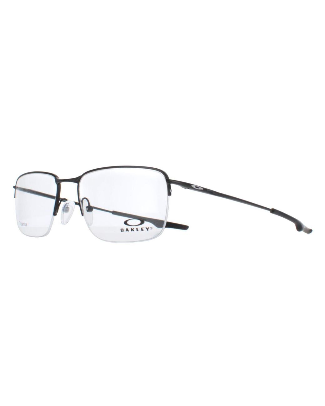 Oakley Brown Half Rimless Matte Dark Ox5148 Wingback Sq for men