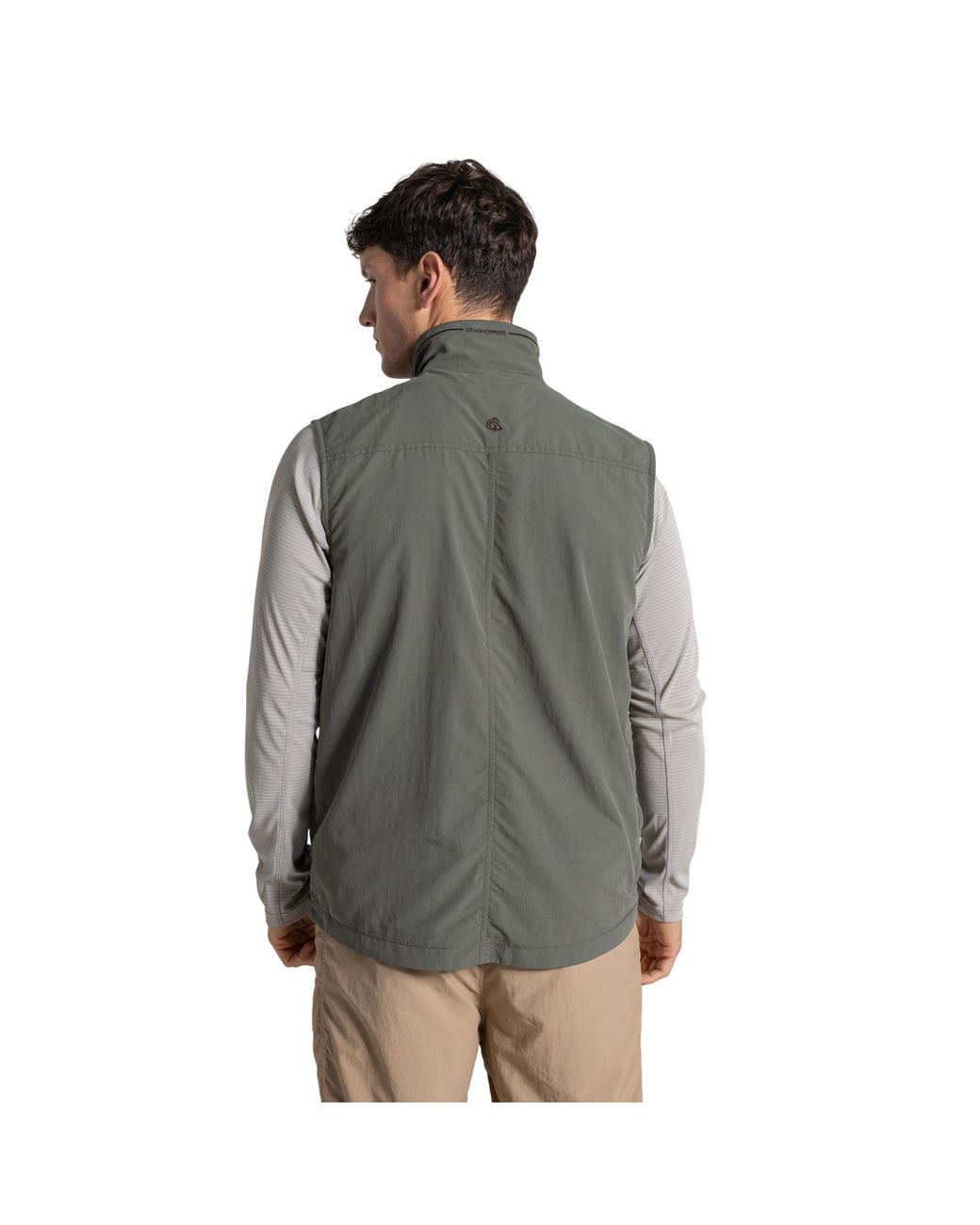 Craghoppers Gray Adventure V Nosilife Gilet (Dark Sage) for men
