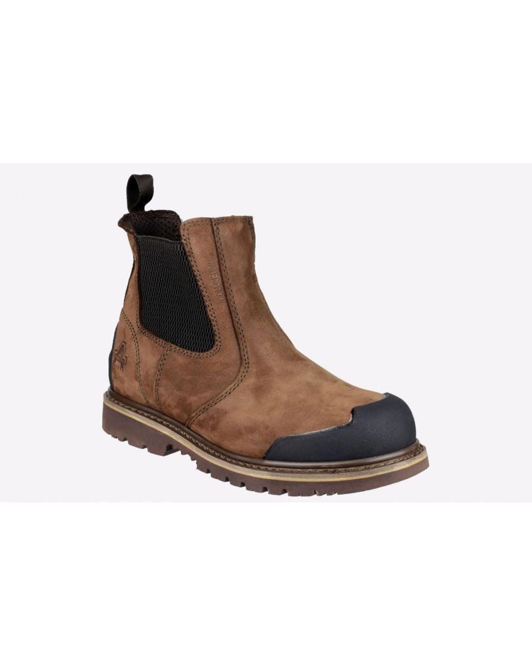 Amblers Safety Black Fs225 Waterproof Chelsea Boot for men