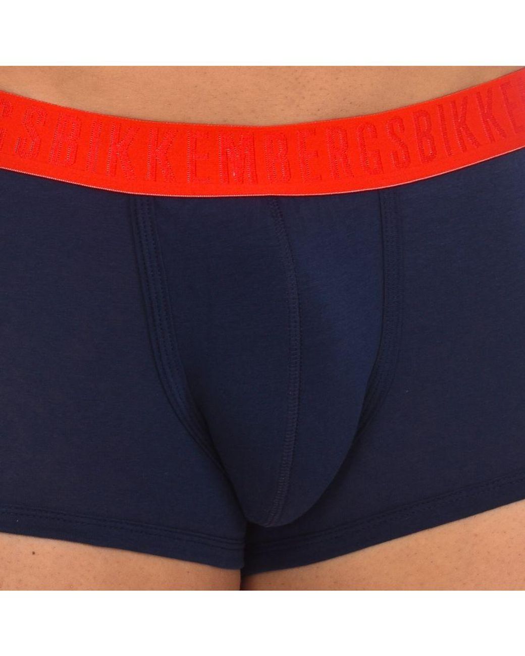 Bikkembergs Blue Pack-2 Anatomical Front Fashion Tape Boxers Bkk1Utr04Bi for men