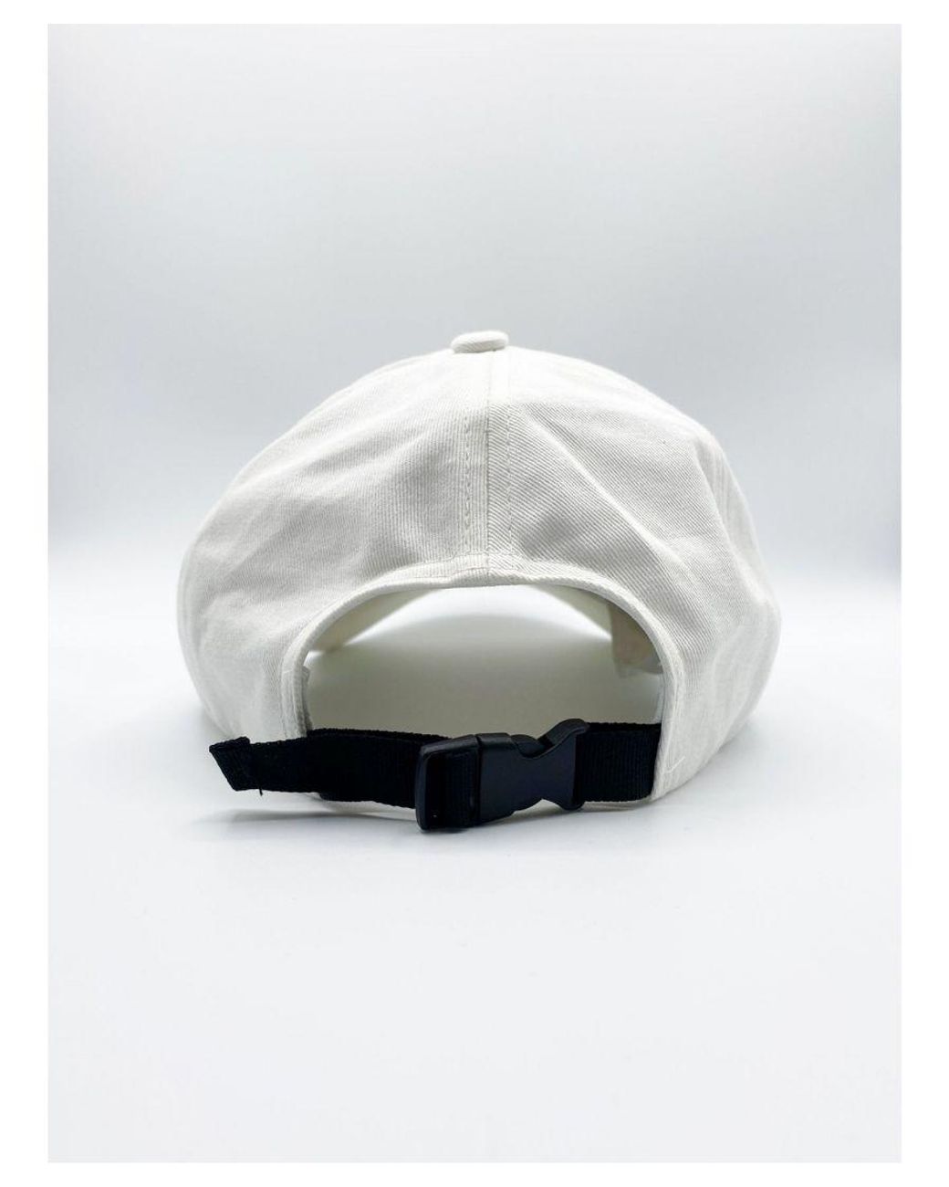 SVNX White Soft Twill 6 Panel Cap for men