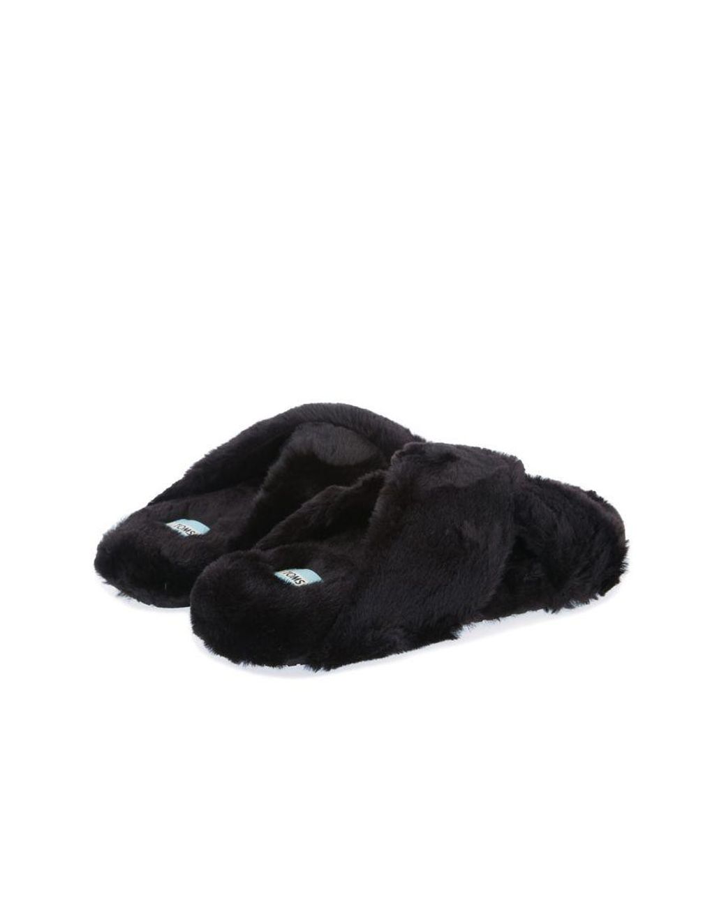 TOMS Black Susie Slipers
