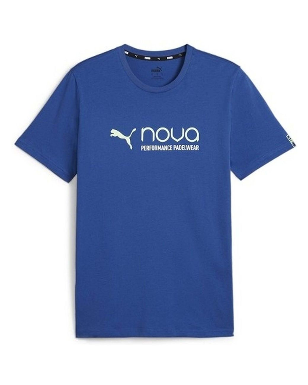 PUMA Blue Individual Padel T-Shirt Cotton for men