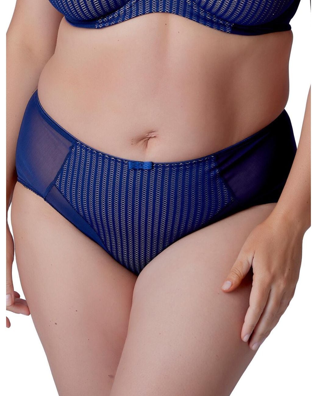 Berlei Blue B543 Beauty Stripe Deep Brief