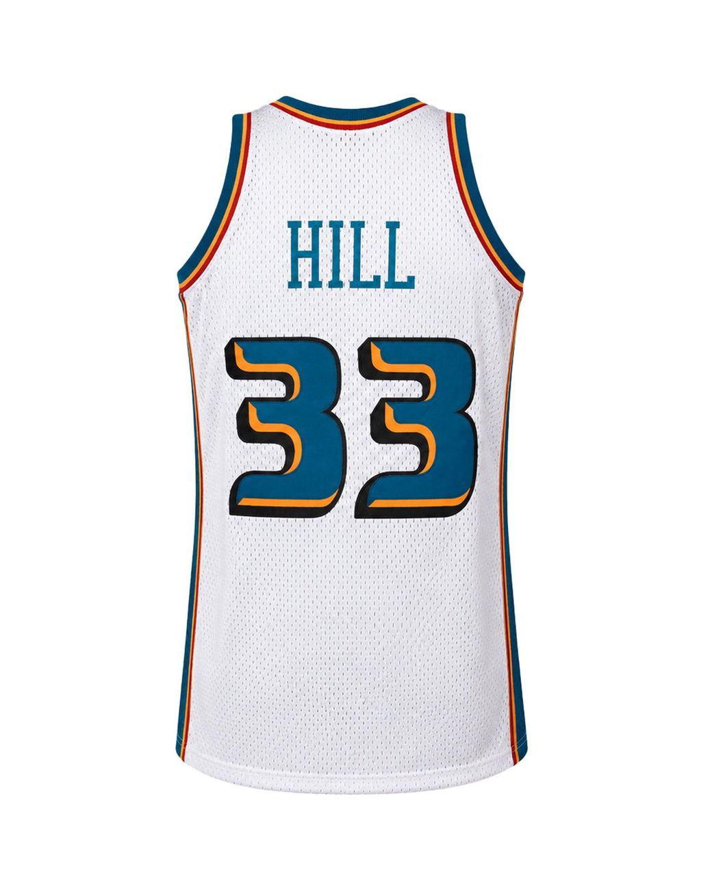 Mitchell & Ness White Nba Detroit Pistons #33 Hill Vest for men
