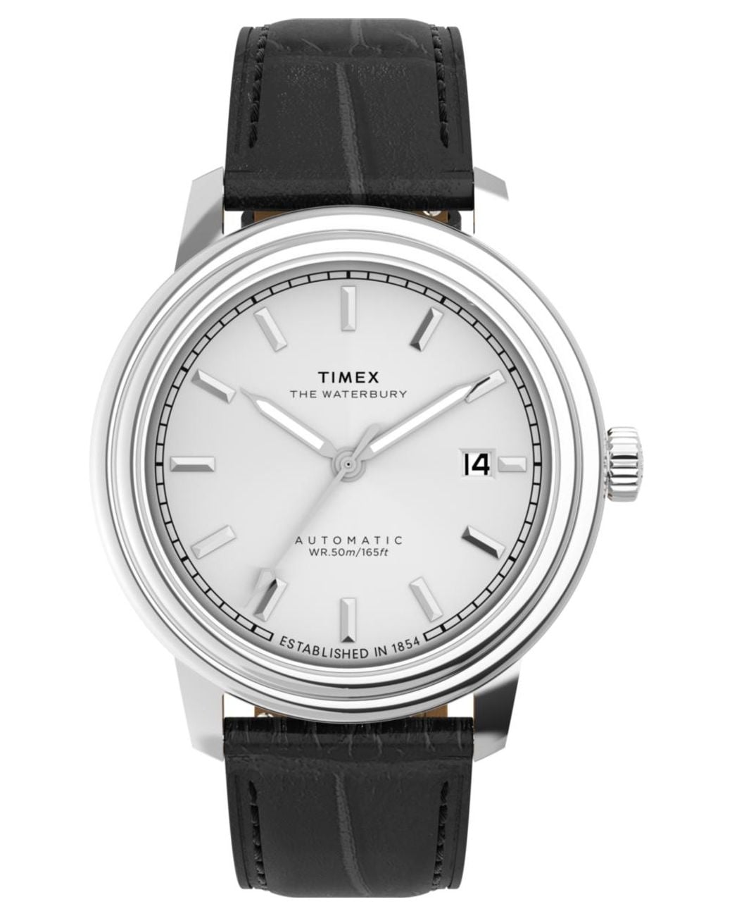 Timex Gray Waterbury Metropolitan Watch Tw2Y22900 Leather for men