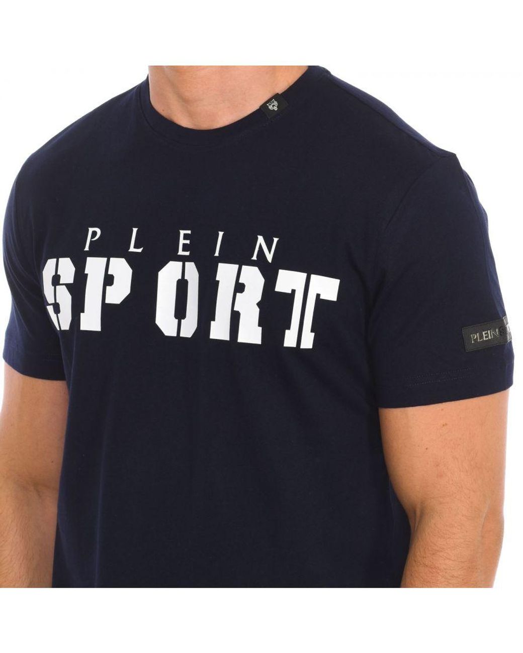 Philipp Plein Blue Tips400 Short Sleeve T-Shirt for men