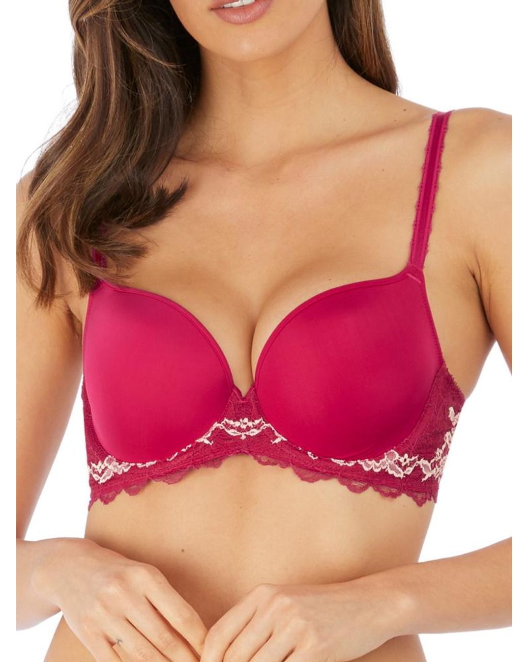 Wacoal Pink Lace Perfection Contour Bra