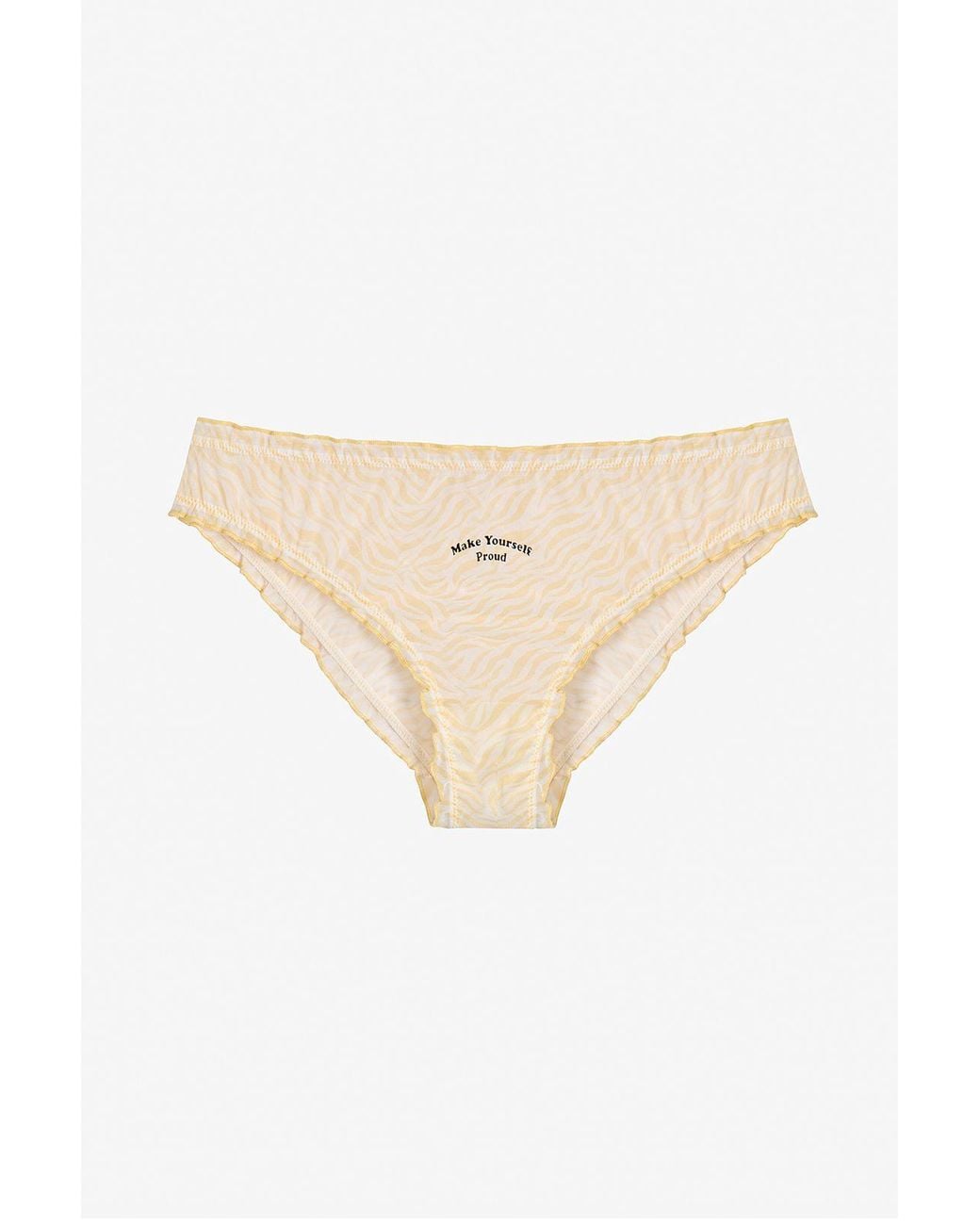 Penti Natural Pastel Confident Zebra Print Briefs