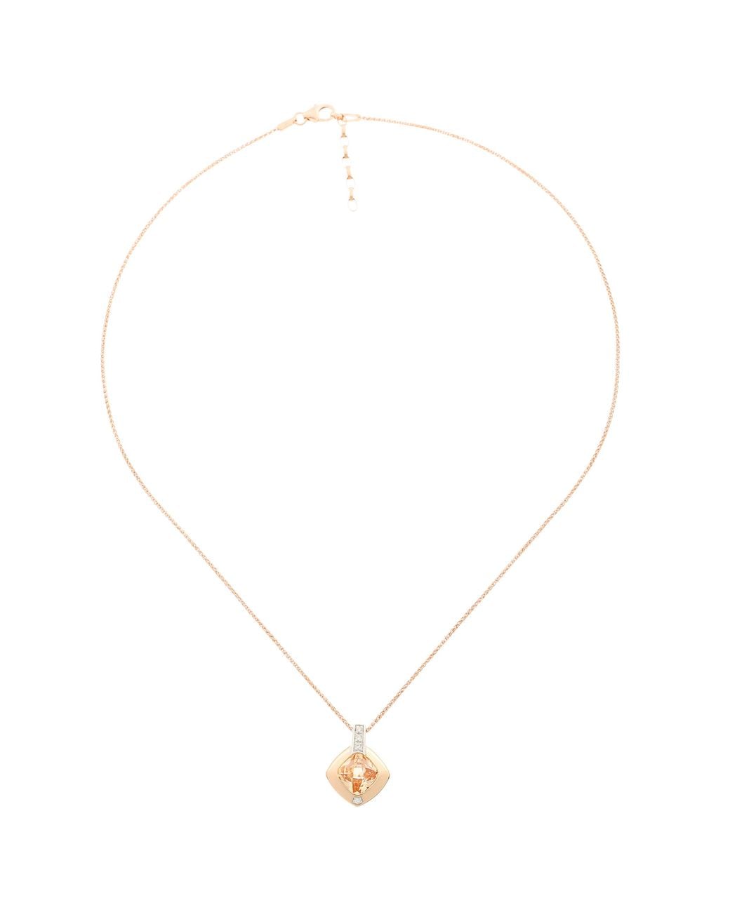 Orphelia Metallic 'Athena' 925 Sterling Set: Chain-Pendant + Earrings