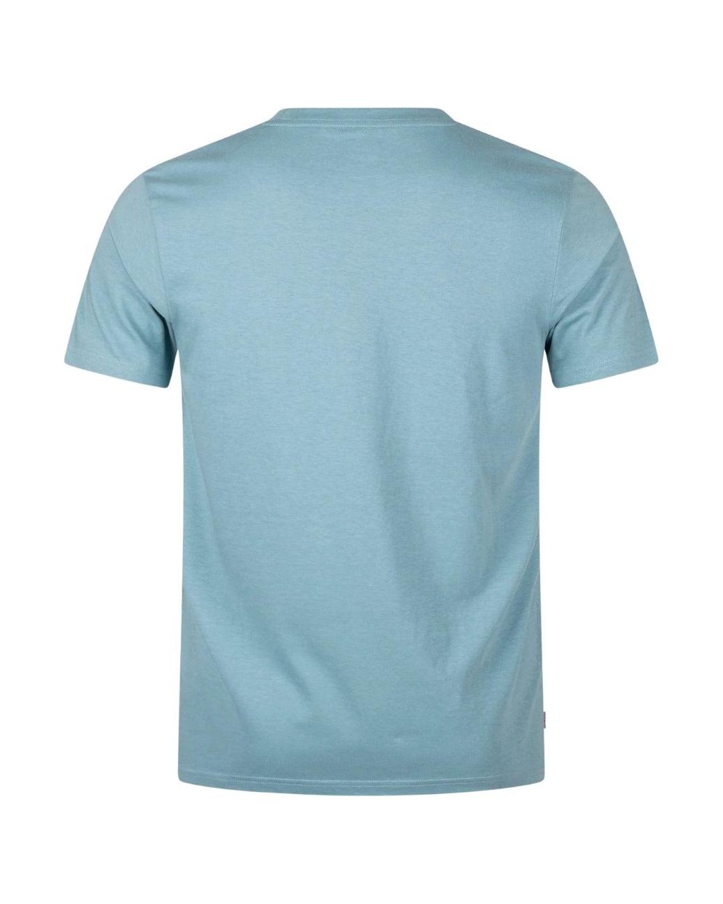 Aquascutum Blue Active Cotton Stripes Avio T-Shirt for men