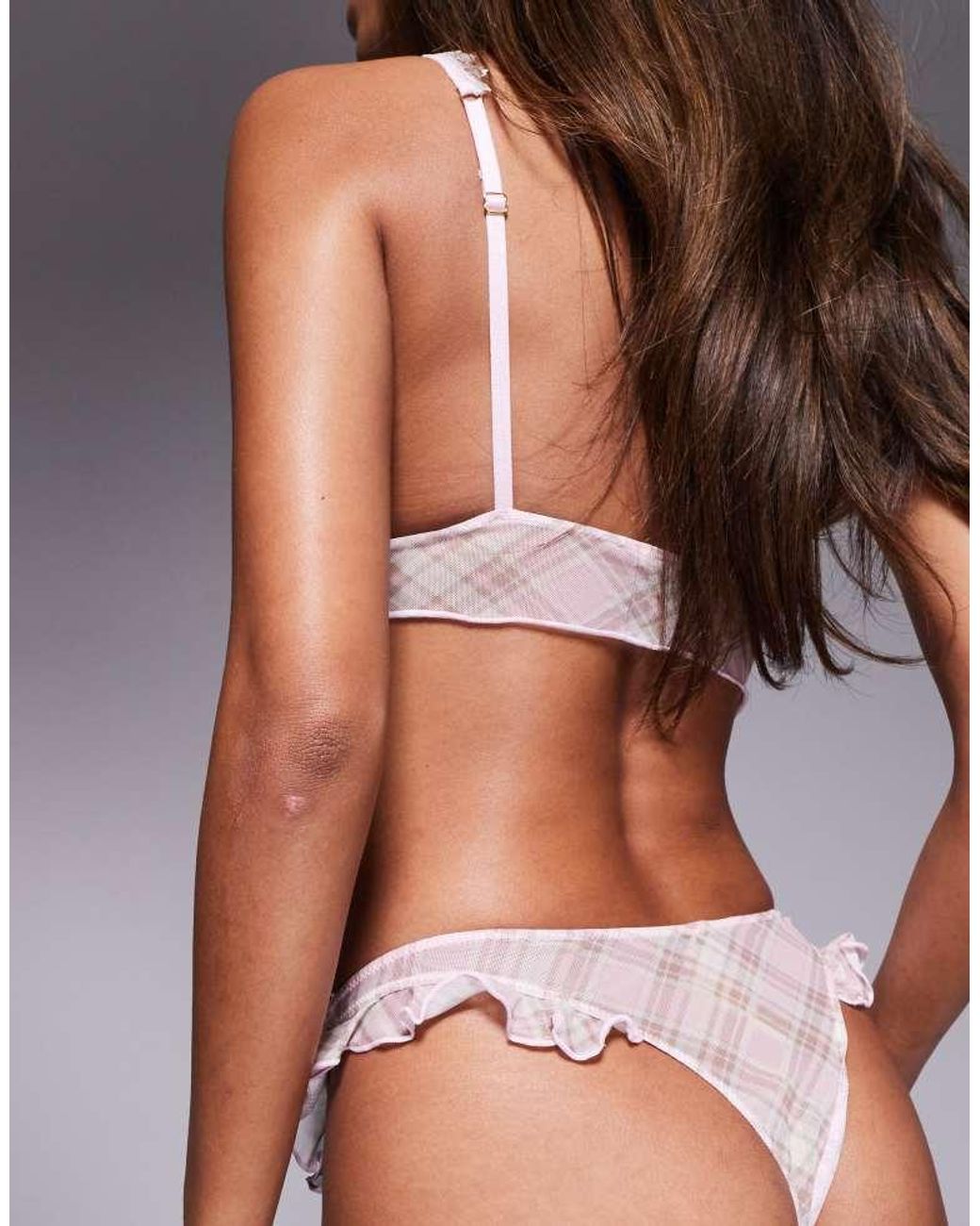 Wild Lovers Pink Noemie Mesh Thong