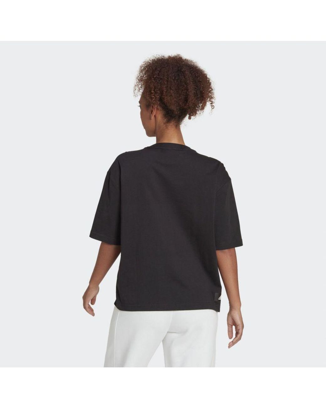 Adidas Black Future Icons Badge Of Sport Tee