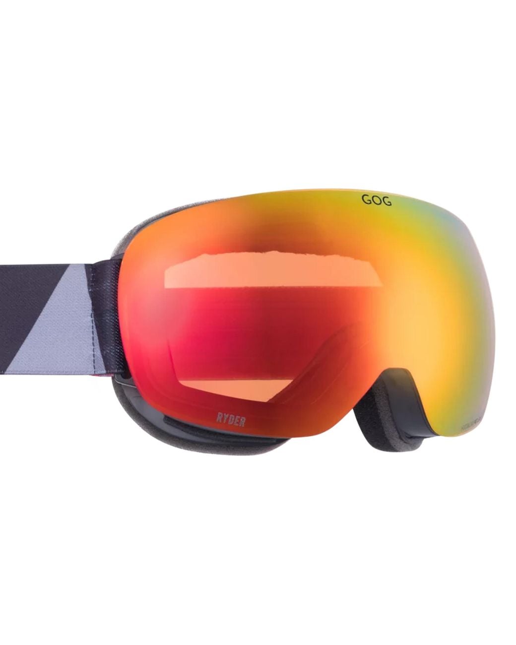 G.O.D Eyewear Orange Ryder Uv400 Ski Snowboard Goggles With Anti-Fog Mirror Double Lens