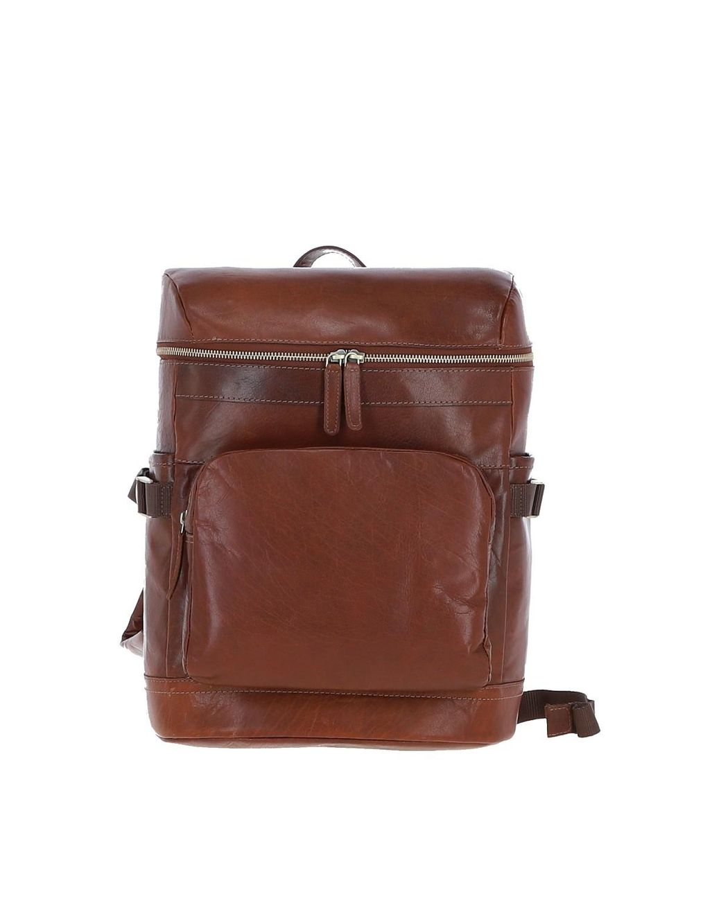 Ashwood Leather Brown Classic Laptop Rucksack for men