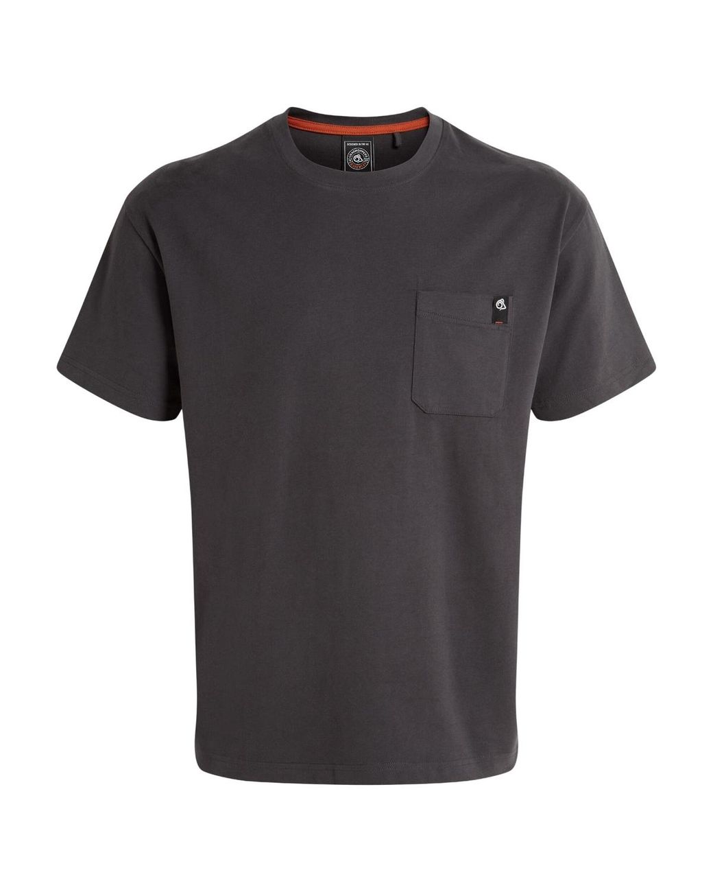 Craghoppers Black Wakefield Pocket T-Shirt (Carbon) for men