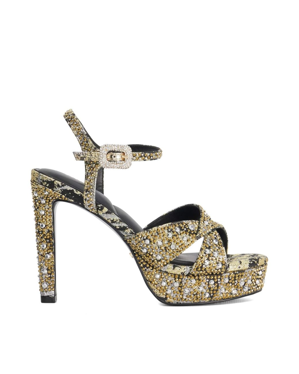 Dune Metallic Mayve Stiletto Heel Sandals